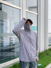 名創(chuàng  )優(yōu)品（MINISO）冰絲防曬衣男大帽檐口罩一體2025夏季新款防紫外線(xiàn)涼感防曬服薄 深灰(純色) L /175(體重120-140斤左右) 曬單實(shí)拍圖