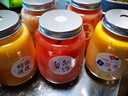 SHUANG YU一次性奶茶杯胖胖杯塑料瓶360ml*10套【配貼紙+吸管】飲料杯子 曬單實(shí)拍圖