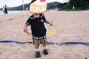Teenie Weenie Kids小熊童裝25年夏季新款男寶寶海軍水手領(lǐng)短袖T恤打底衫 藏青色 100 cm 曬單實(shí)拍圖