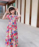 G.DUCK KIDS女童連衣裙夏季2025新款兒童沙灘裙波西米亞碎花長(zhǎng)裙子大童感 米白色(蛋糕裙) 120 cm 曬單實(shí)拍圖