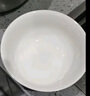 潔雅杰陶瓷碗中式白瓷小碗家用4.5英寸米飯碗喝湯碗面碗套裝10只裝 曬單實拍圖