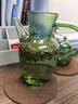 teastone水經(jīng)注玻璃茶壺耐高溫公道壺高硼硅玻璃泡茶壺涼水壺 【單壺】蒼葭-初生蘆葦之綠 350ml 曬單實(shí)拍圖