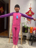 雅麗絲兒童加厚保暖泳衣2.5MM潛水服分體防寒男女童游泳訓練浮潛泳衣 粉色【女童】 2.5MM加厚保暖 150 -14碼【體重70-80斤】 曬單實(shí)拍圖