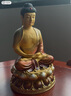 圓通釋迦牟尼佛像 供奉臺灣純銅彩繪釋迦佛大日如來三寶佛像家用 30CM全蓮釋迦佛17款升級(太古彩) 曬單實拍圖