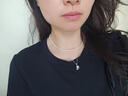 戚小米施家珍珠小米珠項鏈女款鎖骨鏈2026新款高級感輕奢小眾仿珍珠頸鏈 小米珠項鏈 曬單實(shí)拍圖