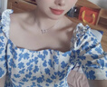 中國黃金S925純銀項鏈女在逃公主鎖骨鏈流蘇蝴蝶結(jié)吊墜送女生生日禮物 【京速達(dá)】蝴蝶結(jié)項鏈+品牌禮盒 曬單實拍圖