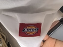 dickieslogo印花短袖T恤情侶款圓領(lǐng)休閑男裝T恤 DK007088 白色 S  曬單實(shí)拍圖