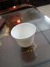 杰藝陶瓷茶具羊脂玉品茗杯功夫蓋碗茶壺茶杯德化白瓷茶盞泡茶主人單杯 羊脂玉【茶杯】素白凝香杯 曬單實(shí)拍圖