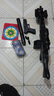 MG3沖鋒槍巴雷特m4a1突擊步搶電動(dòng)連發(fā)兒童玩具槍8-12發(fā)彈珠 電動(dòng)連發(fā)雙模式MG3滿(mǎn)配黑色 水發(fā)20000顆+回位靶+格洛克手搶 曬單實(shí)拍圖
