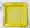 酷彩（Le Creuset）法國炻瓷彩色水果餐盤冷熱菜盤家用菜碟子餐具16cm方形碟尼斯陽光 曬單實拍圖