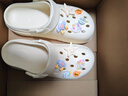 名創(chuàng)優(yōu)品（MINISO）洞洞鞋男女夏季外穿涼鞋防滑厚底踩屎感包頭涼拖鞋 卡其+海洋星星 曬單實拍圖