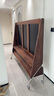 最初拾光黑胡桃實(shí)木電視移動(dòng)支架北歐復古落地可移動(dòng)客廳顯示器電視機架柜 75寸內黑胡桃木可移動(dòng)電視機柜 曬單實(shí)拍圖
