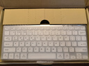 B.O.W航世 HD098C雙模無線藍牙充電鍵盤 手機平板ipad電腦蘋果小米華為辦公通用超薄靜音鍵盤  銀白 曬單實拍圖