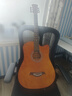維卡斯（WEIKASI）民謠吉他初學(xué)者木吉他單板新手入門練習琴guitar吉它學(xué)生男女樂器 41英寸咖啡色+禮包【進階推薦】 曬單實拍圖
