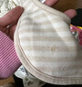 babylove嬰兒口水巾純棉防水防吐奶墊巾u型圍嘴寶寶防污圍兜彩棉 無染彩棕 曬單實拍圖