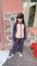 G.DUCKKIDS小黃鴨女童運動套裝春秋兒童春裝8歲9女大童春裝2025新款洋氣時髦 藏青色 120 建議身高110-120cm 曬單實拍圖
