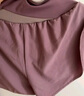 維多利亞旅行者瑜伽服女跑步運(yùn)動(dòng)套裝夏季健身服普拉提短袖短褲帶胸墊兩件套紫XL 曬單實(shí)拍圖
