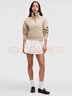 lululemon丨Scuba 女士超寬松款煙囪領(lǐng)衛(wèi)衣 LW3IFTS 沙漠棕褐色 XS /S 曬單實(shí)拍圖