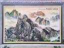 農(nóng)村迎門(mén)墻瓷磚山水照壁墻磚庭院室外影壁墻大門(mén)入戶(hù)壁畫(huà)紫氣東來(lái) 款式一 高溫?zé)拼纱u/0.1平方米 曬單實(shí)拍圖