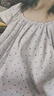 森馬（Semir）短袖襯衫女短款U領(lǐng)拼接波點(diǎn)繡花2025夏飛袖花苞上衣107425104060 曬單實(shí)拍圖