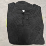 皮爾卡丹（pierre cardin）中國風(fēng)男裝棉麻短袖T恤男夏季復古居士服新中式唐裝漢服亞麻半袖t 黑色 2XL 135-155斤 曬單實(shí)拍圖