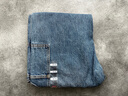 Levi's李維斯25年秋冬新款美式男士565寬松直筒休閑牛仔長褲A5756 中藍 34 (32) 曬單實拍圖