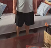 安德瑪（UNDERARMOUR）春夏Tech Play Up女子5英寸輕便訓練運動短褲1389884 黑色001 XL 曬單實拍圖