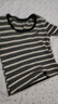 LAGOGO條紋顯瘦U型領(lǐng)T恤女拉谷谷2025年夏季新款百搭減齡短袖上衣 混色 S 曬單實(shí)拍圖
