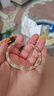 羅泰老銀匠9999足銀琺瑯寶相花手鐲女士款輕奢高級(jí)感實(shí)心足銀鐲子 琺瑯寶相花手鐲 曬單實(shí)拍圖