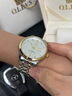 歐利時(shí)（OLEVS）瑞士認證品牌手表男機械表全自動(dòng)男士手表高檔男表七夕情人節禮物 升級加強版/間白鋼帶+終身保 曬單實(shí)拍圖