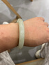 五花八門(mén)和田玉手鐲女玉鐲淺青玉鐲子天然高冰玉石手鐲節(jié)日禮物附證書(shū) 淺色 56-57圈口 曬單實(shí)拍圖