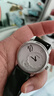 新款浪琴Longines手表女士超薄石英表防水小綠表時(shí)尚真皮專(zhuān)用女表 綠皮小方表 27mm 曬單實(shí)拍圖