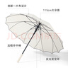 京東京造2025新款無(wú)縫傘16骨大號(hào)雨傘長(zhǎng)柄傘晴雨加固一片式雨傘25寸115cm 曬單實(shí)拍圖