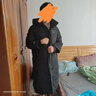 鴨鴨（YAYA）2025新款王一博同款東北防寒羽絨服男女同款冬季加厚長款過膝外套 青光黑色 3XL (190) 男女同款【195-215斤】 曬單實拍圖