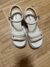 百麗（Belle）厚底增高涼鞋女2025夏季新款商場同款真皮質感涼鞋D7Z2DBL5 米白 36 (230mm) 曬單實拍圖