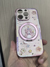 FEIIE油畫金邊小熊適用于蘋果16ProMax手機(jī)殼iPhone15創(chuàng)意磁吸支架外殼蘋果14全包防摔13高級(jí)感卡通可愛 高端皮紋款【油畫金邊小熊粉】360°旋轉(zhuǎn)磁吸支架 iPhone16Pro 曬單實(shí)拍圖