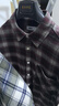 森馬（Semir）長袖襯衫男純棉法蘭絨格子外套秋季情侶裝寬松上衣101524105207 曬單實拍圖