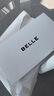 百麗（Belle）親膚舒適夾趾拖鞋女2025夏新商場同款膨軟可外穿拖鞋3R3E1BT5 棕色 37 (235mm) 曬單實(shí)拍圖