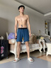 安踏游泳褲男士五分假兩件防尷尬專業(yè)訓(xùn)練大碼寬松速干泡溫泉泳褲套裝 青色【雙層泳褲】 XL 【175-180cm/70-80kg】 曬單實拍圖
