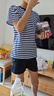 致情懷體能服 兒童海洋男 童夏令營戶外活動t恤 透氣速干?；?海魂衫短袖套裝 160cm建議身高1.5米 曬單實拍圖