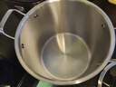 大廚幫316不銹鋼特高湯鍋食品級(jí)加厚加深家用鹵肉燉湯鍋電磁爐燃?xì)馔ㄓ?316不銹鋼特高湯鍋-玻璃蓋 0cm 特加厚一體成型鍋【24cm帶蒸格】 曬單實(shí)拍圖