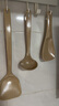 殼氏唯（HUSKS WARE）鍋鏟家用長柄炒菜鏟子鏟勺鑄鐵鍋不銹鋼鍋稻殼餐具廚具三件套套裝 鍋鏟湯勺飯勺三件套 曬單實(shí)拍圖