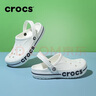 卡駱馳（crocs）洞洞鞋男女鞋貝雅卡駱班Clog一腳蹬穿沙灘涼拖鞋205089-126 M9W11 曬單實(shí)拍圖
