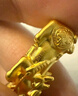 金小貅黃金手串貔貅吊墜本命年轉(zhuǎn)運(yùn)珠皮丘男女手串足金999硬金顯大聚財(cái) 1g,中號(hào)貔貅轉(zhuǎn)運(yùn)珠【多退少補(bǔ)】 曬單實(shí)拍圖