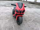 麥格萌（MAIGEMENG） 兒童電動車三輪可坐摩托車2-3-4-6歲男女孩寶寶玩具車兒童節(jié)禮物 豪華早教款大電瓶-【烈焰紅】 曬單實拍圖