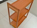 唐澎茶葉架子擺放架桌面博古架小型茶桌臺面置物架茶杯架子茶具收納架 茶色3層35長(cháng)【平板款】 曬單實(shí)拍圖