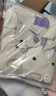 婧麒月子服春夏哺乳產(chǎn)后孕婦睡衣喂奶家居服套裝夏季薄款帶胸墊 米色愛(ài)心/四季款180g XL 曬單實(shí)拍圖