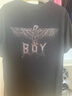 BOY LONDON【璀璨繁星】春夏情侶款燙鉆潮牌針織短袖T恤N01904 黑色 XS 曬單實(shí)拍圖
