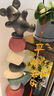赟婭石來運轉(zhuǎn)客廳落地擺件輕奢家居玄關(guān)電視柜沙發(fā)旁邊大型招財裝飾品 跳躍熊平安喜樂（高95cm） 曬單實拍圖