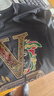 TZXT輕奢休閑燙鉆短袖t恤男修身夏季新款潮歐洲站圓領(lǐng)冰絲薄款上衣服 227黑色 3XL (建議175-190斤) 曬單實(shí)拍圖